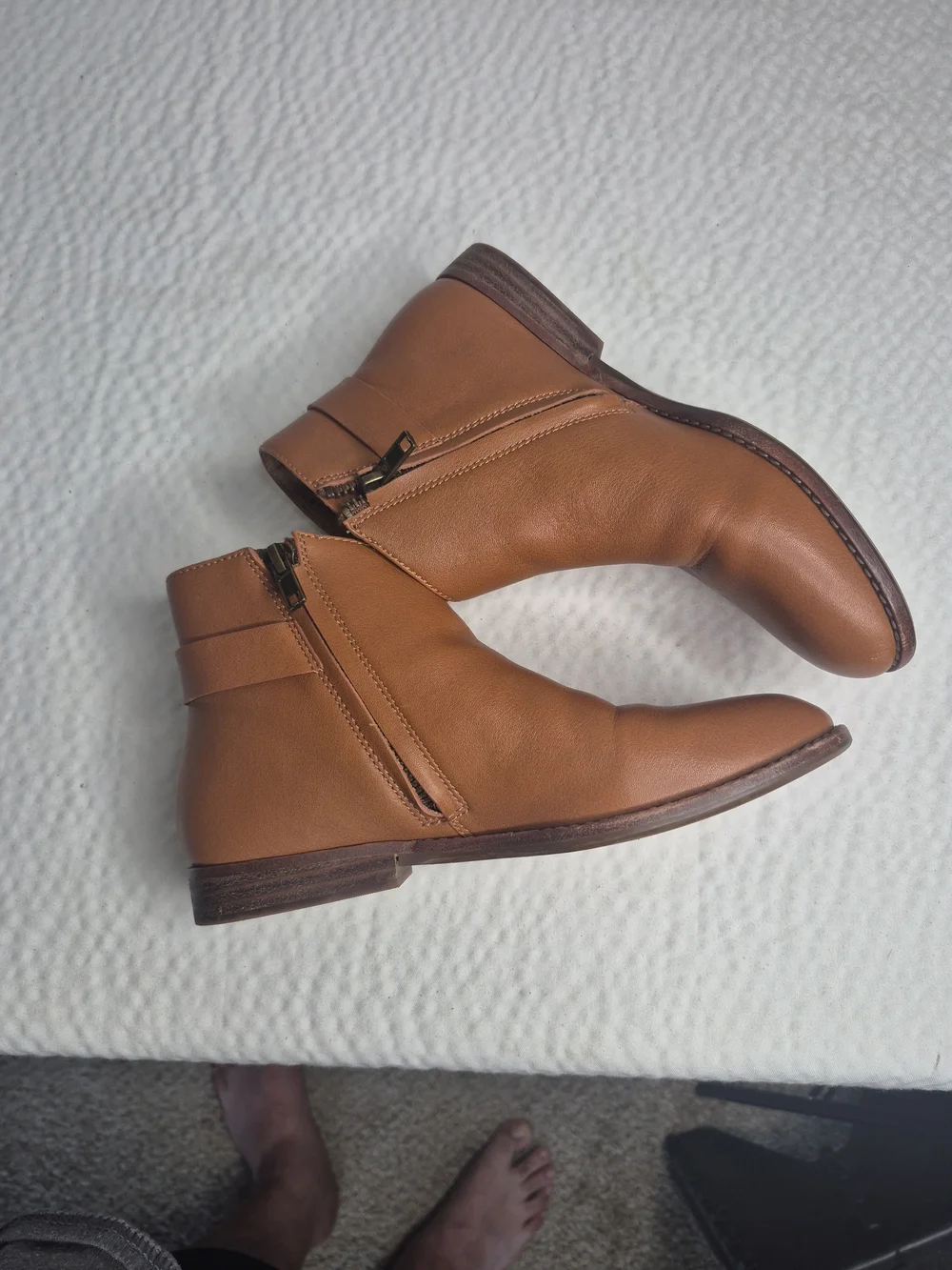 madewell Style AA 191 womens boots,Brown Size 5